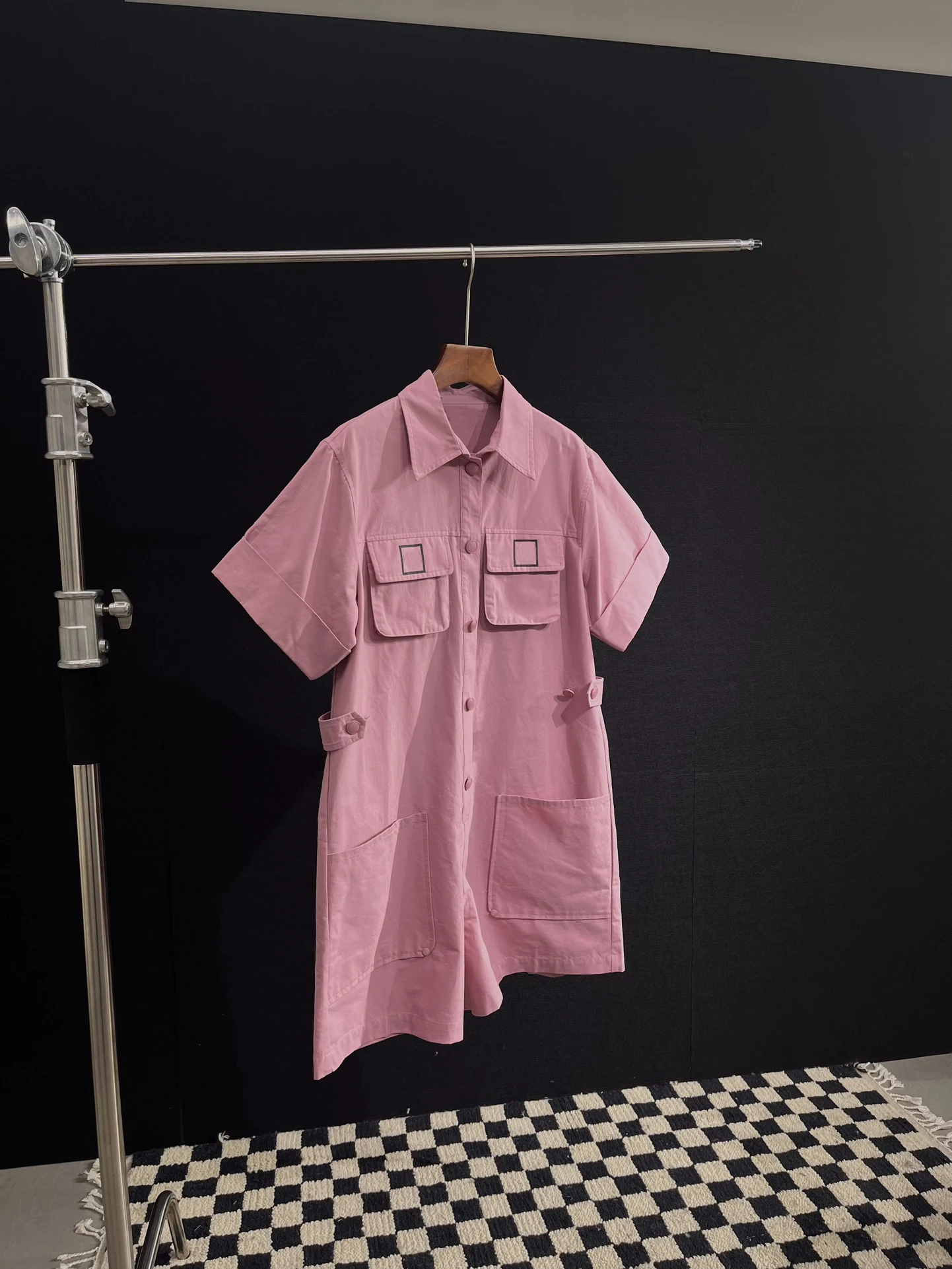 Dress Single-Breasted Design Pocket Decoration Fashionable Elegant Slim Slimming Casual All-Matching 2023 summer women's new hot
Dress Single-Breasted Design Pocket Decoration Fashionable Elegant Slim Slimming Casual All-Matching 2023 summer women's new hot