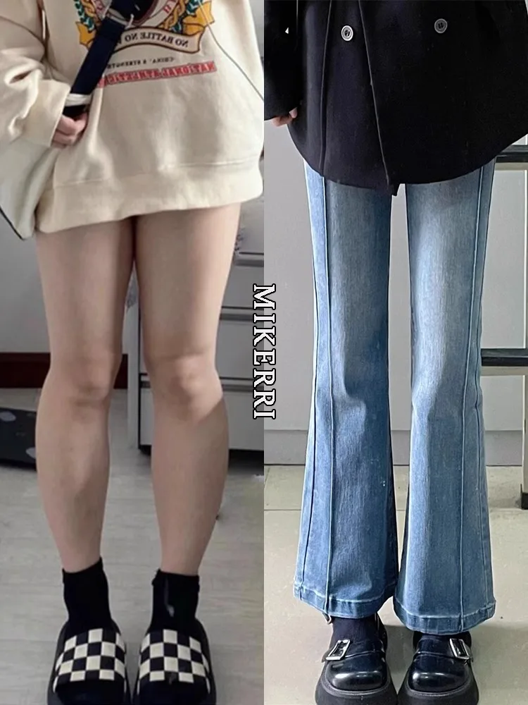 High Waist Bell Bottom Jeans Women's Spring Autumn plus Size Elastic Slimming Hoof Pants Cotton Stretch Denim Jeans
High Waist Bell Bottom Jeans Women's Spring Autumn plus Size Elastic Slimming Hoof Pants Cotton Stretch Denim Jeans