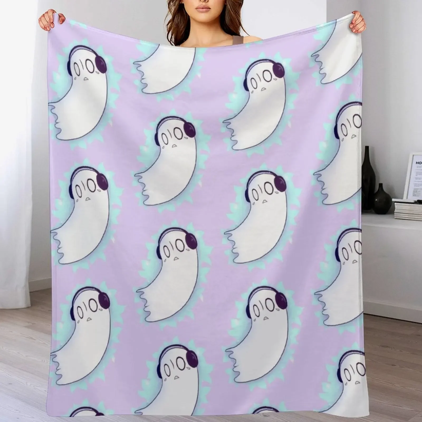 Napstablook Throw Blanket Portable Lightweight Blanket for Travel Camping
Napstablook Throw Blanket Portable Lightweight Blanket for Travel Camping