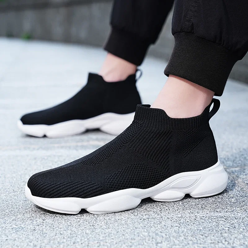 Summer Men Sock Shoes Large Size 39-48 Anti-Slip Light Men's Running Shoes Knit Breathable Socks Sneakers Man zapatillas hombre
Summer Men Sock Shoes Large Size 39-48 Anti-Slip Light Men's Running Shoes Knit Breathable Socks Sneakers Man zapatillas hombre