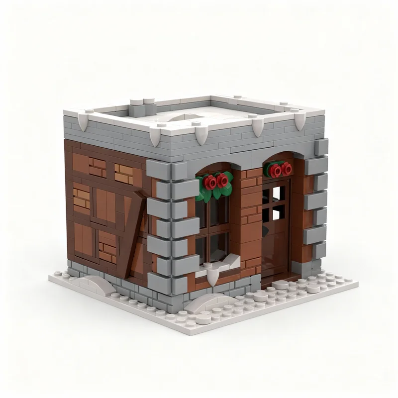 621PCS MOC Street View Winter Pizzeria 16 Seasonal Display Building Model Custom Building Blocks DIY Assembly Decor Gift Home
621PCS MOC Street View Winter Pizzeria 16 Seasonal Display Building Model Custom Building Blocks DIY Assembly Decor Gift Home