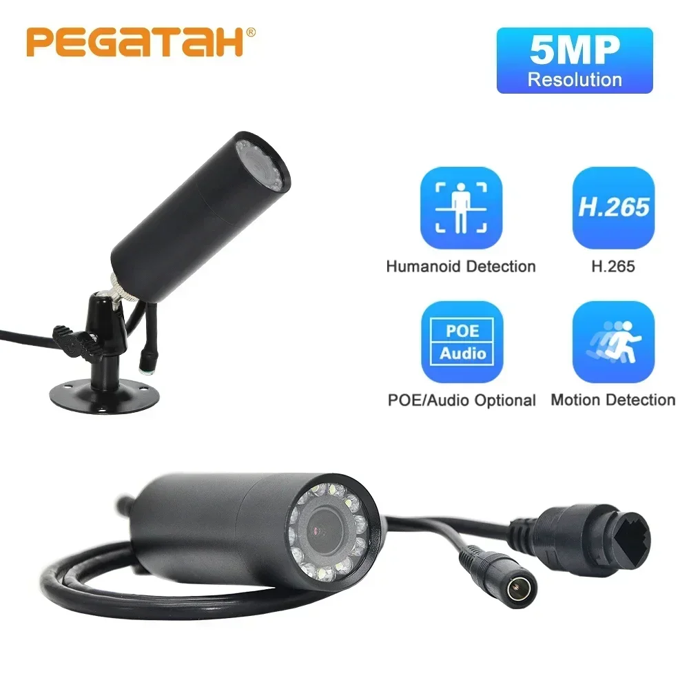 5MP Full HD POE Mini Camera Video Surveillance 3.6mm Cam Pen-type P2P Video Recorder Motion Detection IP Cameras with Onvif
5MP Full HD POE Mini Camera Video Surveillance 3.6mm Cam Pen-type P2P Video Recorder Motion Detection IP Cameras with Onvif