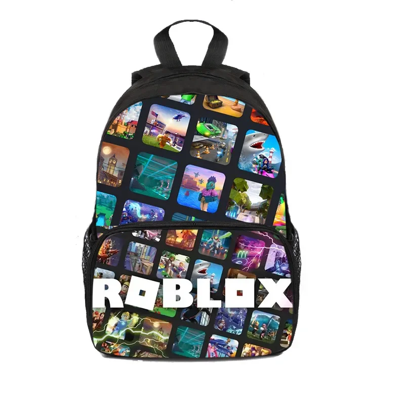 Roblox Boy Girl Cartoon Backpack Student Front Bag Polyester Weight Reducing Double-layer Backpack School Daily Necessities
Roblox Boy Girl Cartoon Backpack Student Front Bag Polyester Weight Reducing Double-layer Backpack School Daily Necessities