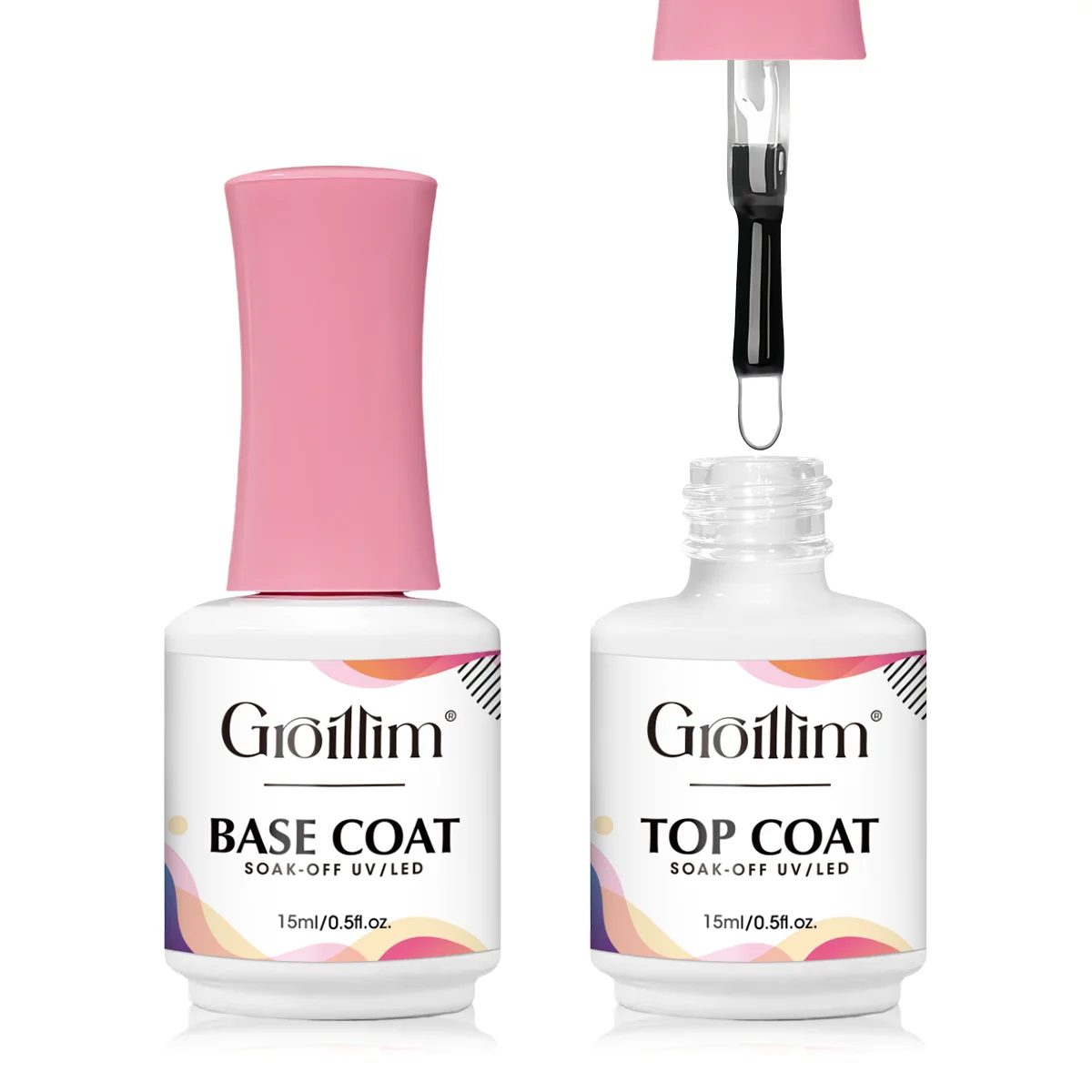 Gel Nail Polish 2-Piece Set - Shimmering, Long-Lasting, Removes Base and Top Coat, Perfect Gift for Women
Gel Nail Polish 2-Piece Set - Shimmering, Long-Lasting, Removes Base and Top Coat, Perfect Gift for Women