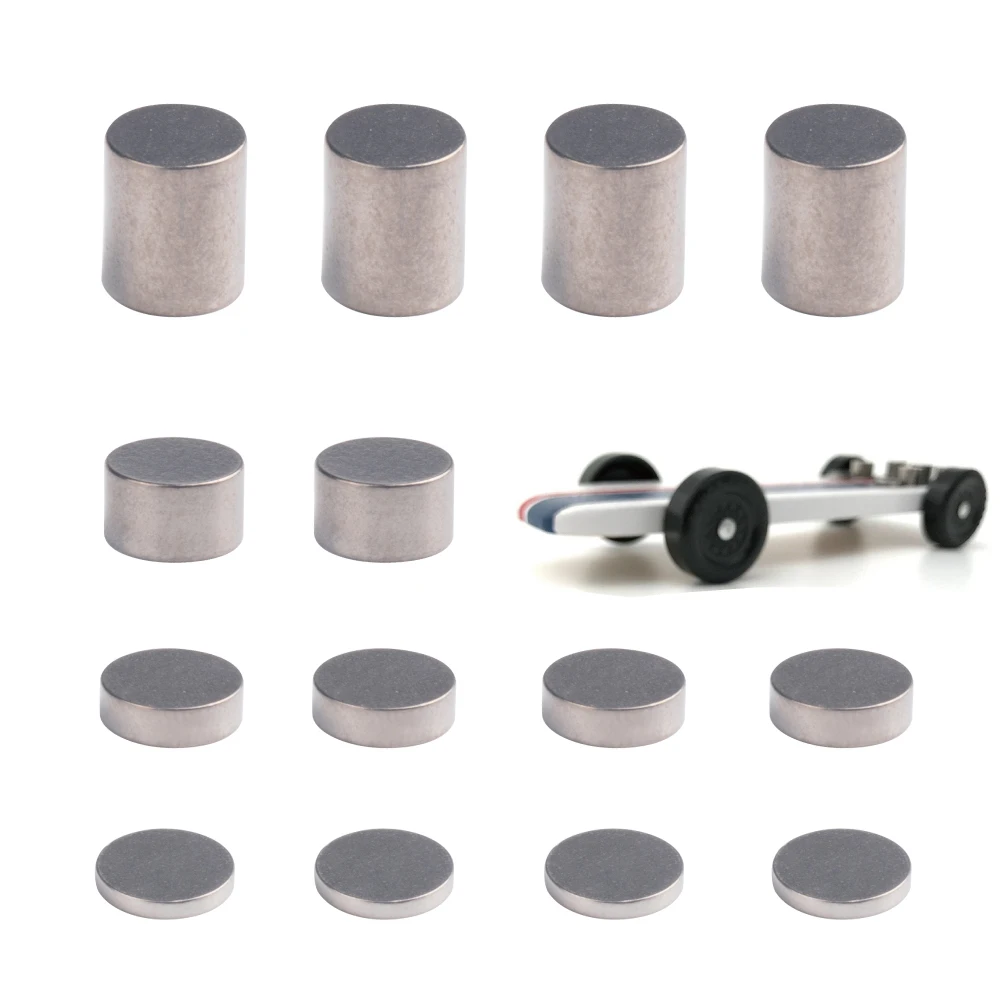 MUUNN High Density Cylindrical Tungsten Weights for Pinewood Derby Car, DIY Racing Car Tuning Counterweight, Adjust Vehicle to 5
MUUNN High Density Cylindrical Tungsten Weights for Pinewood Derby Car, DIY Racing Car Tuning Counterweight, Adjust Vehicle to 5