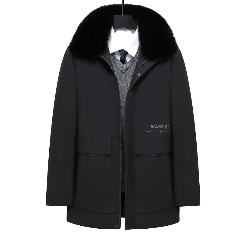 Fashion Thick Warm Men Long Parkas Winter Quality Casual Men Clothing Outdoor Windproof Outwear Jacket Solid Color All-match
Fashion Thick Warm Men Long Parkas Winter Quality Casual Men Clothing Outdoor Windproof Outwear Jacket Solid Color All-match