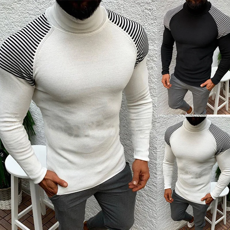 Sweater Autumn And Winter Slim-fit Long Sleeve Pullover Turtleneck Knitted Sweater Top Sweater Men's
Sweater Autumn And Winter Slim-fit Long Sleeve Pullover Turtleneck Knitted Sweater Top Sweater Men's
