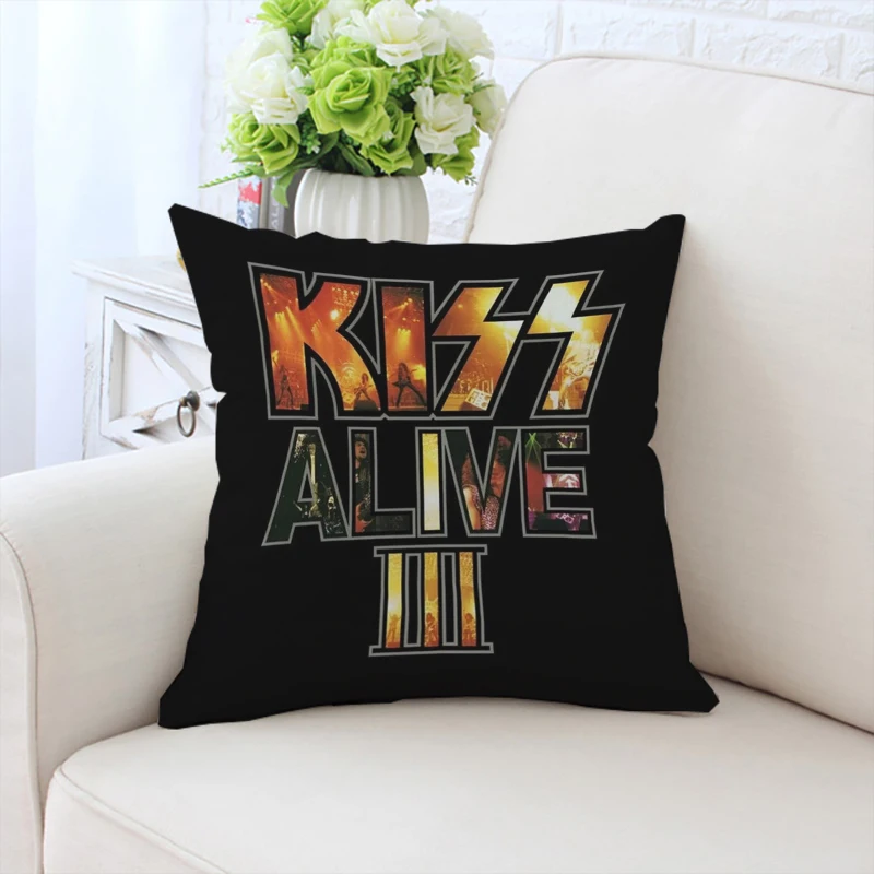 Cover for Pillow Cases Decorative KISS Rock & Roll All Nite Party Cushion Covers Cover for Living Room Cushions Pillowcase 45*45
Cover for Pillow Cases Decorative KISS Rock & Roll All Nite Party Cushion Covers Cover for Living Room Cushions Pillowcase 45*45