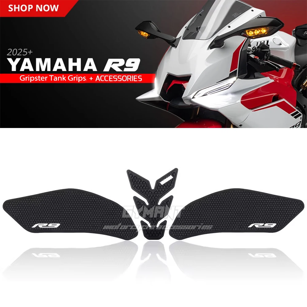 Gripster Tank Grips for Yamaha YZF-R9 2025+ Tank Grips And Tank Pad For Yamaha YZF R9
Gripster Tank Grips for Yamaha YZF-R9 2025+ Tank Grips And Tank Pad For Yamaha YZF R9