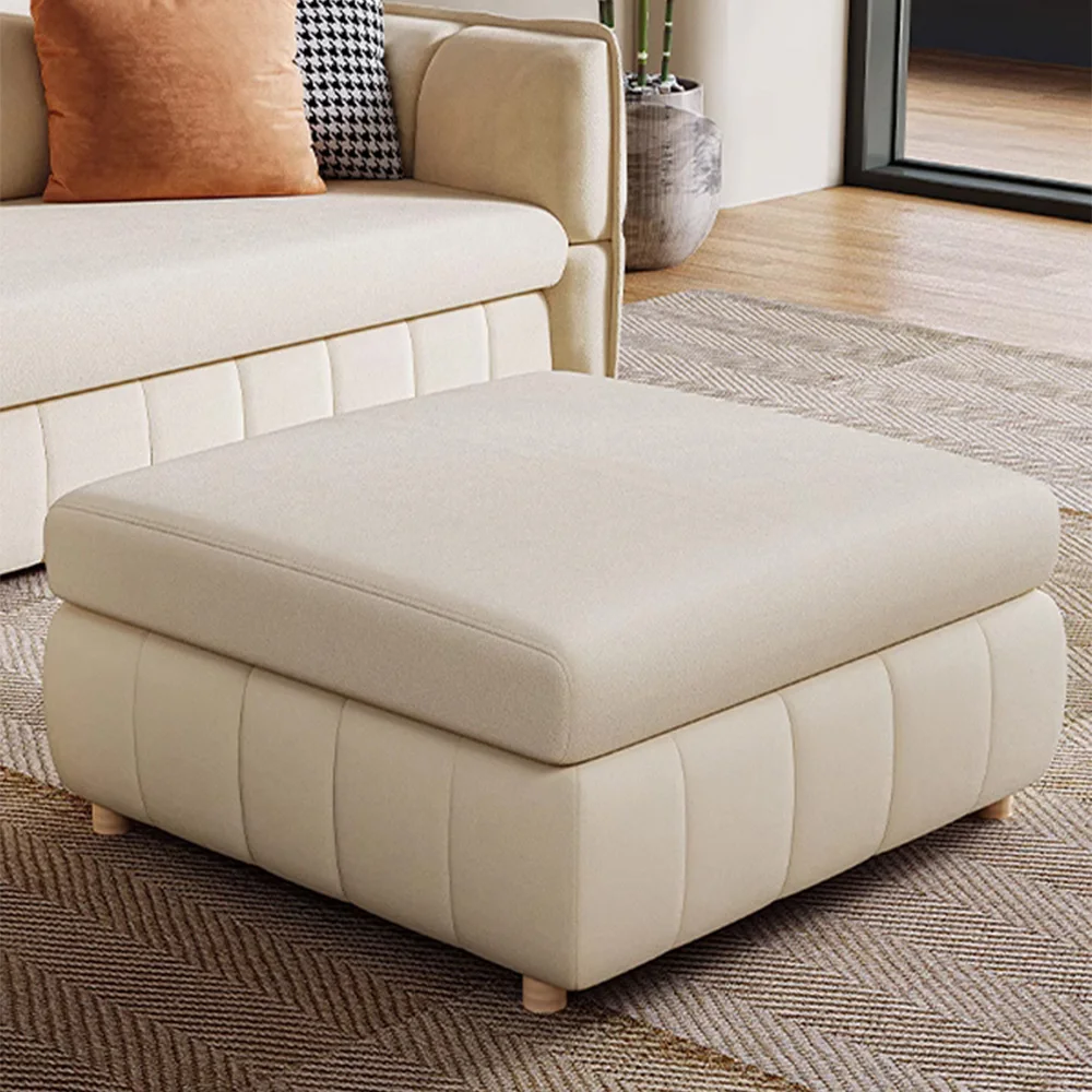 Modern White Leather Foot Rest Stool Storage Chest Ottoman Living Room Upholster Ottoman for Sofa
Modern White Leather Foot Rest Stool Storage Chest Ottoman Living Room Upholster Ottoman for Sofa