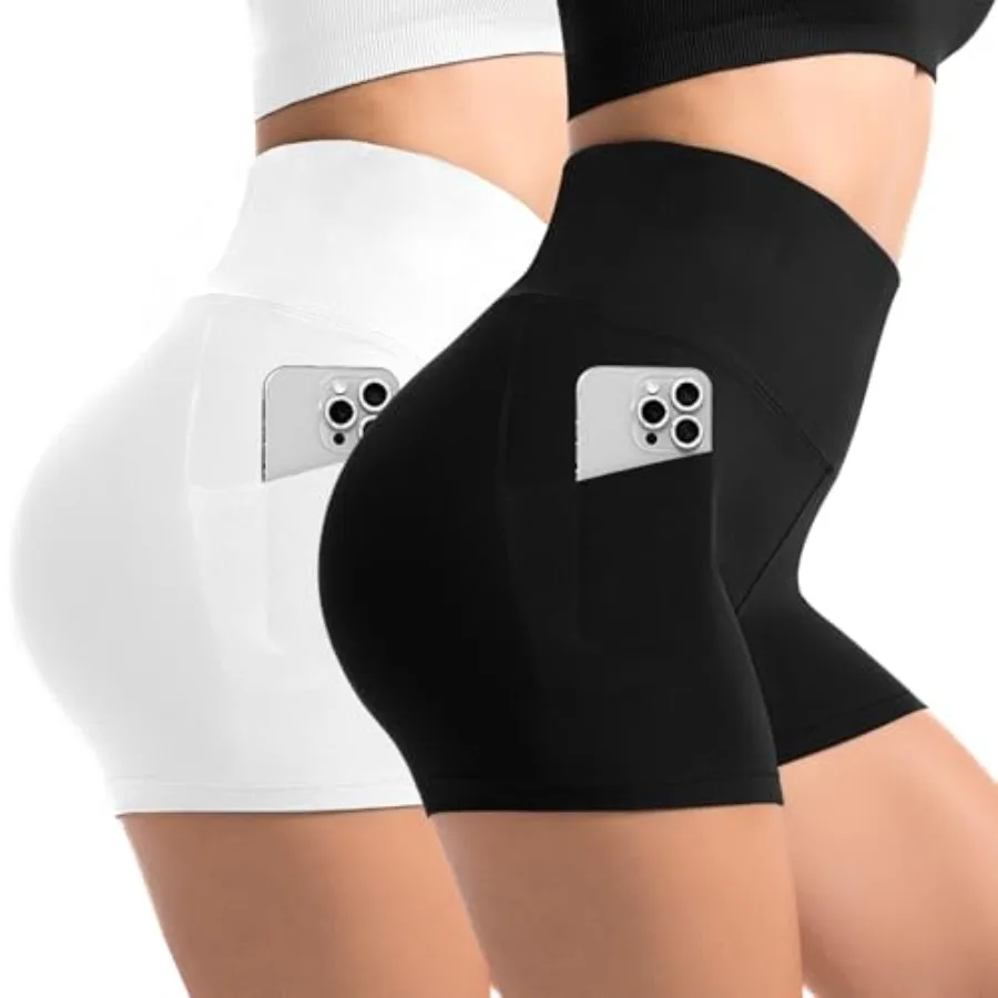 CADITEX Biker Shorts with Pockets for Women, 2 Pack High Waisted Spandex Yoga Shorts
CADITEX Biker Shorts with Pockets for Women, 2 Pack High Waisted Spandex Yoga Shorts