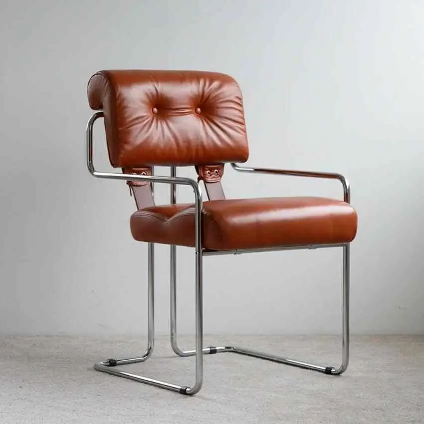 Medieval office chair Stainless steel dining Bauhaus retro negotiation Leisure desk
Medieval office chair Stainless steel dining Bauhaus retro negotiation Leisure desk
