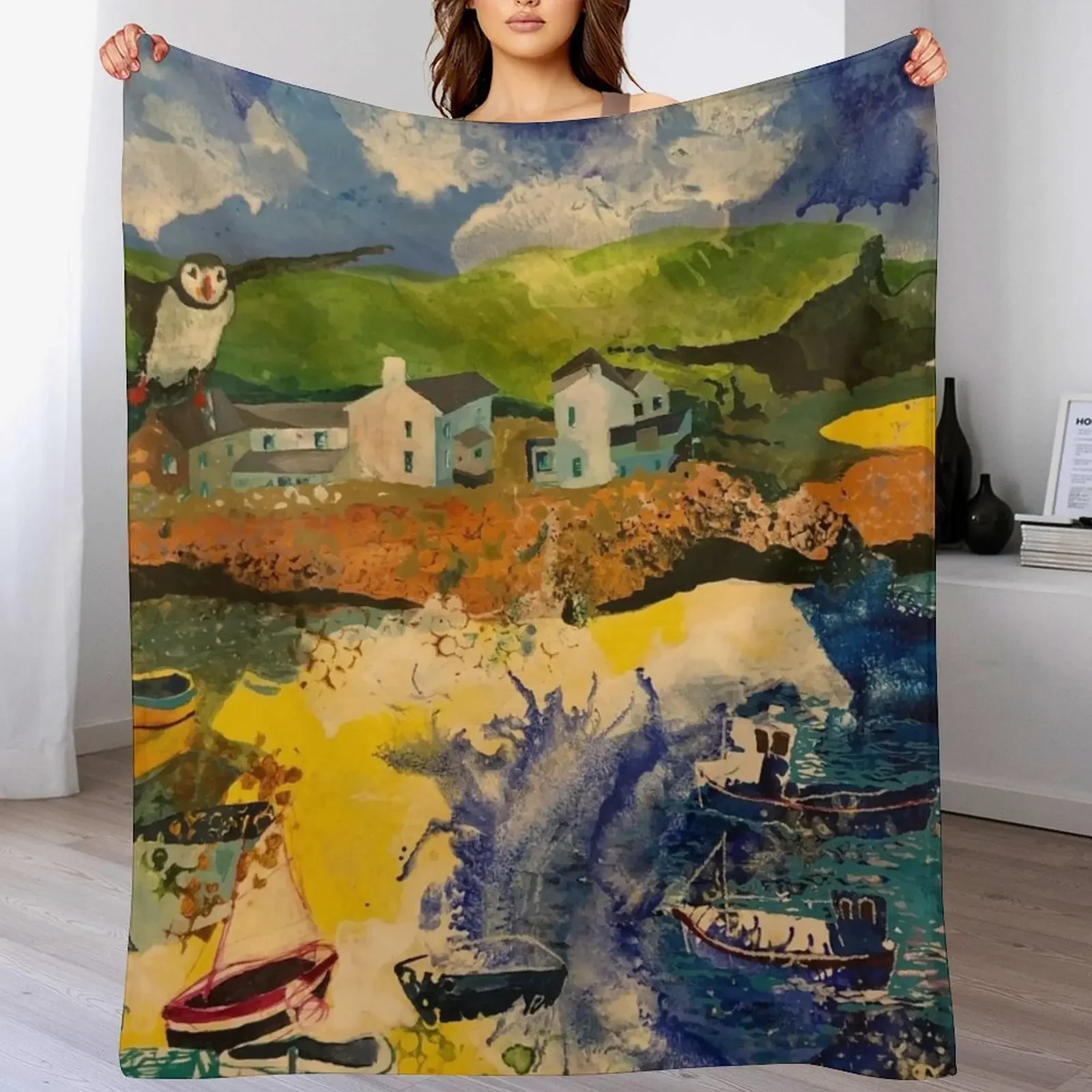 Cornwall Throw Blanket Soft Plaid Quilt christmas decoration Travel Blankets 
Cornwall Throw Blanket Soft Plaid Quilt christmas decoration Travel Blankets