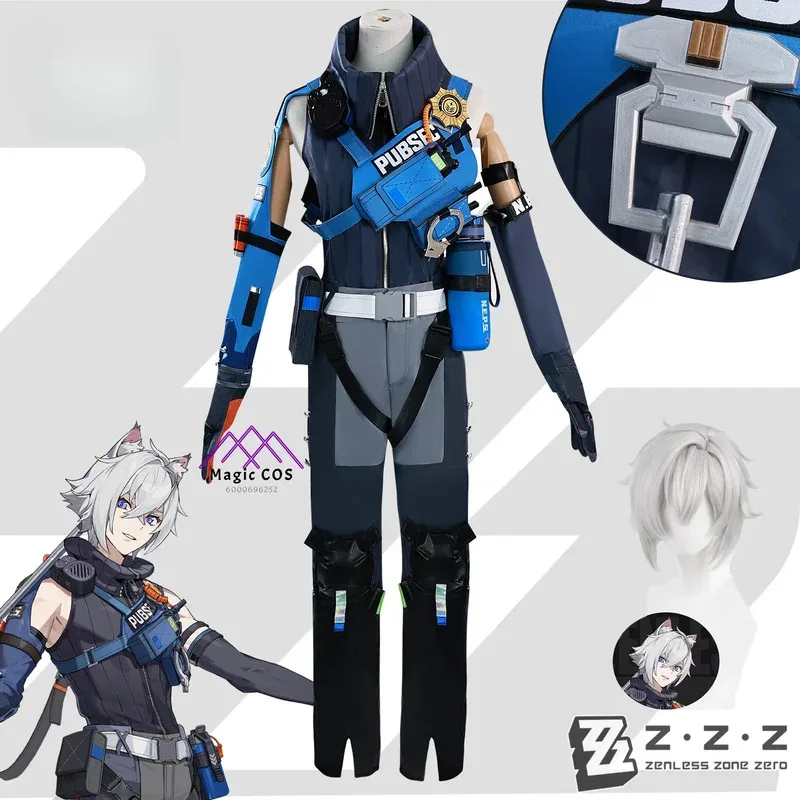 Zenless Zone Zero Seth Lowell Cosplay Costume Wig Uniform Ears Headwear Props Set Comic-Con Party Carnival Play Outfits Anime
Zenless Zone Zero Seth Lowell Cosplay Costume Wig Uniform Ears Headwear Props Set Comic-Con Party Carnival Play Outfits Anime
