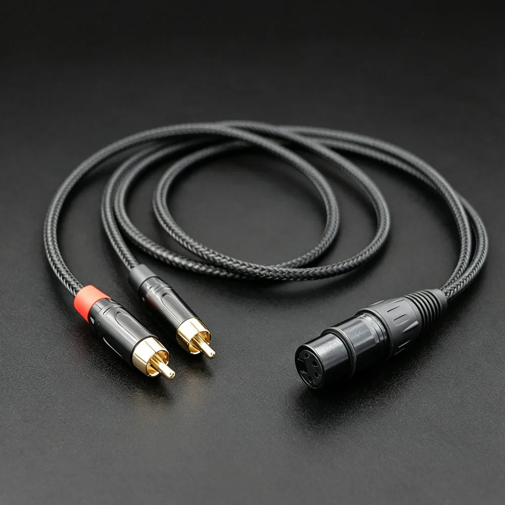 Aouyade XLR 4Pin Plug to 2x PHONO RCA Male Splitter Audio Balanced Cable
Aouyade XLR 4Pin Plug to 2x PHONO RCA Male Splitter Audio Balanced Cable