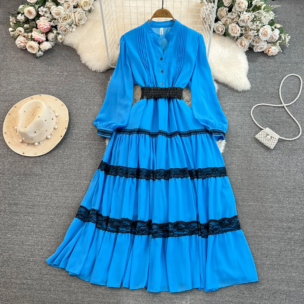 Autumn Elegant Midi Dress for Women Lace Patchwork Layered Ruffle Big Swing Bohemian Vestidos Vacation Holiday New In 2023 Chic
Autumn Elegant Midi Dress for Women Lace Patchwork Layered Ruffle Big Swing Bohemian Vestidos Vacation Holiday New In 2023 Chic