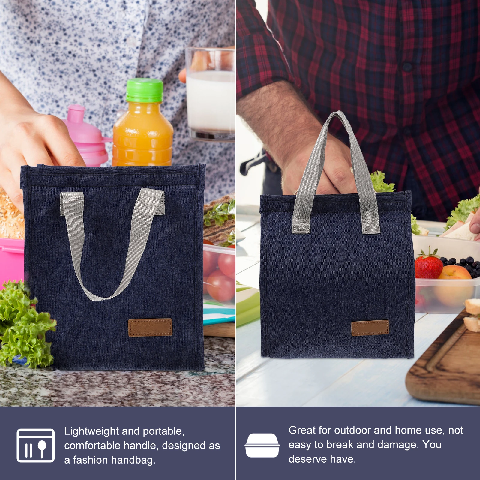 Lunch Tote Bag Insulated for Women Kids Handbag Shoulder Large Capacity Portable Picnic Food Storage
Lunch Tote Bag Insulated for Women Kids Handbag Shoulder Large Capacity Portable Picnic Food Storage
