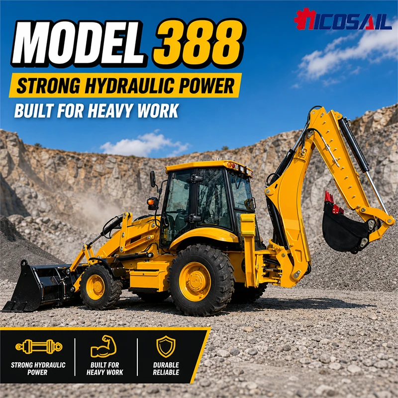 Integrated Backhoe Loader Compact Tractor Backhoe Excavator Combo for Farm Construction OEM Factory Direct
Integrated Backhoe Loader Compact Tractor Backhoe Excavator Combo for Farm Construction OEM Factory Direct