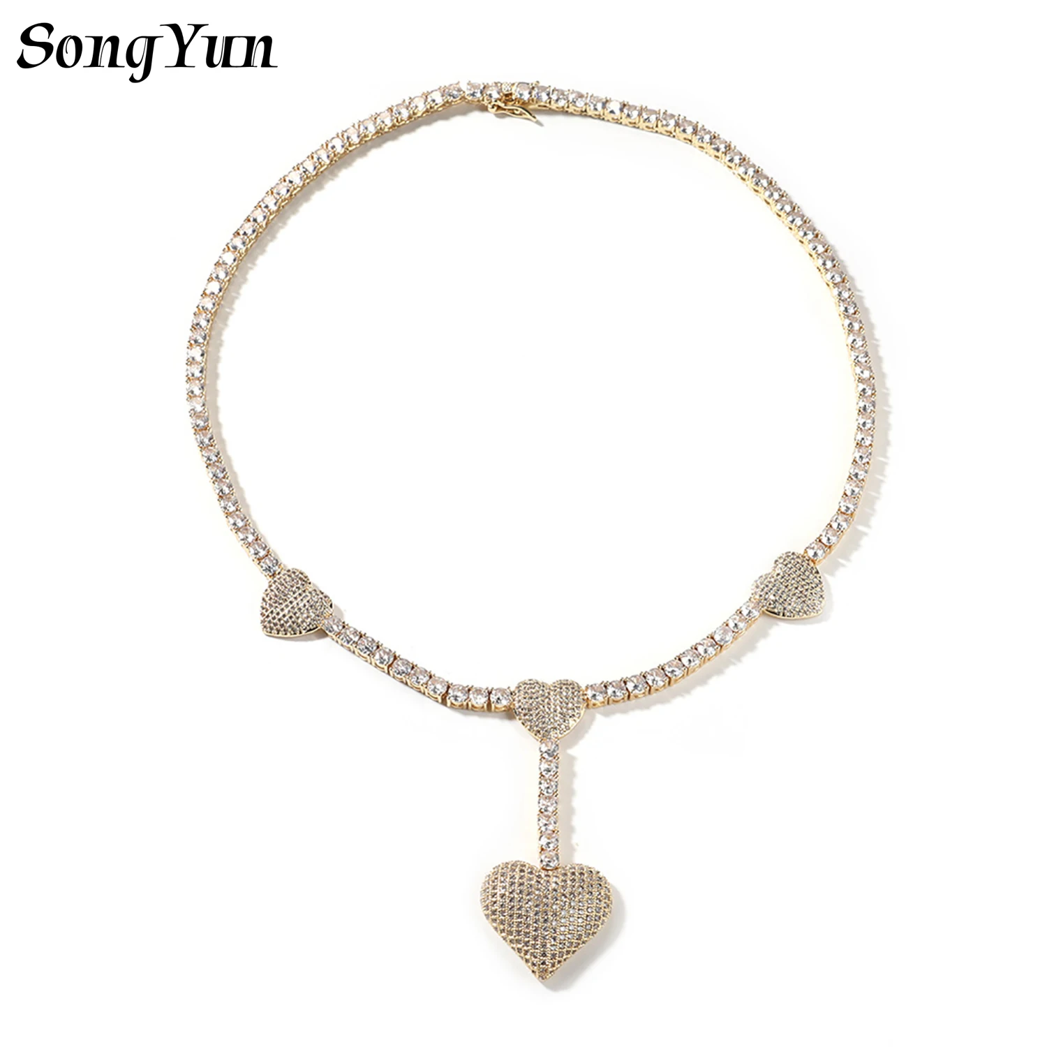 SongYun Jewelry MHT Quality Brass Necklace Choker Chain CZ 7A Zircon Engagement Party Bridesmaid Gift Women Necklaces Jewelry
SongYun Jewelry MHT Quality Brass Necklace Choker Chain CZ 7A Zircon Engagement Party Bridesmaid Gift Women Necklaces Jewelry