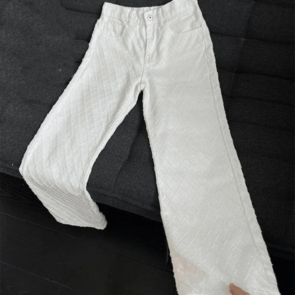 Soft Grid Denim Jeans Baggy Straight Leg Cowboy Pants Korean Casual High Waist Pants Streetwear
Soft Grid Denim Jeans Baggy Straight Leg Cowboy Pants Korean Casual High Waist Pants Streetwear
