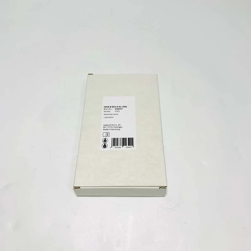 New Fast Shipping Cheap Price Solenoid Valve VSVA-B-B52-H-A1-1R5L
New Fast Shipping Cheap Price Solenoid Valve VSVA-B-B52-H-A1-1R5L