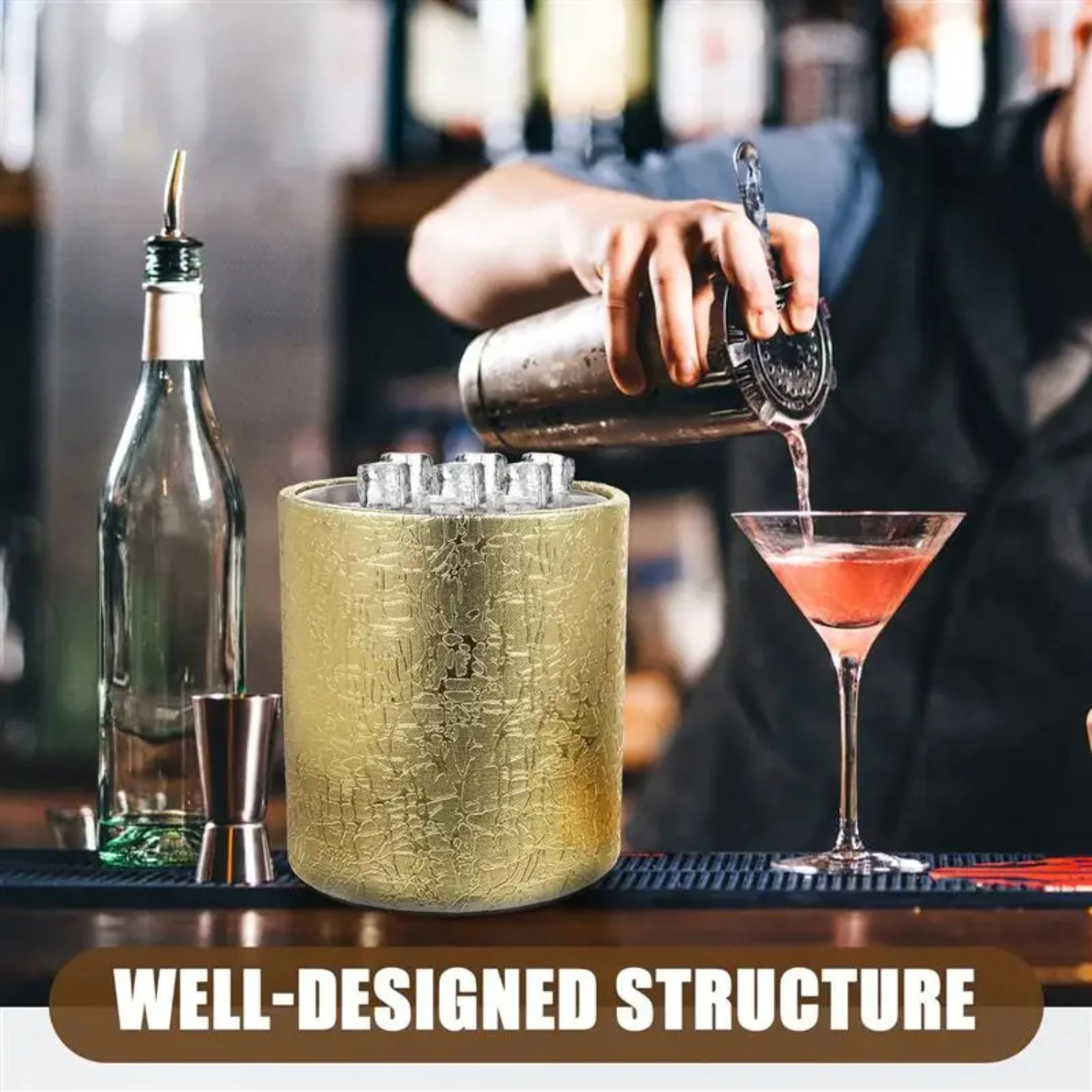 Bucket Ice Chiller Beverage Cooler Bottle Buckets Beer Tub Holder Metal Cocktail Drink Insulated Cube Steel Champagne Bucket
Bucket Ice Chiller Beverage Cooler Bottle Buckets Beer Tub Holder Metal Cocktail Drink Insulated Cube Steel Champagne Bucket