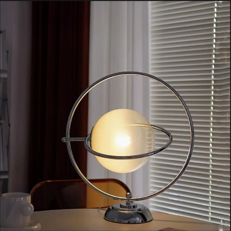Bauhaus Creative Design High Quality Glass Planet Table Lamps Rotary Desk Light for Bedroom Living Atmosphere Room Home Decor
Bauhaus Creative Design High Quality Glass Planet Table Lamps Rotary Desk Light for Bedroom Living Atmosphere Room Home Decor