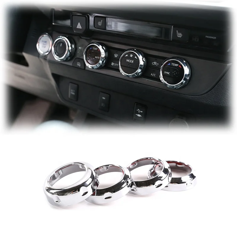 Flying Wing Hot Sales ABS 4pcs Central Control Knob Ring Trim For TACOMA 2016-2023 Car Interior Accessories
Flying Wing Hot Sales ABS 4pcs Central Control Knob Ring Trim For TACOMA 2016-2023 Car Interior Accessories