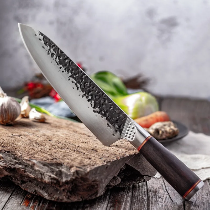 Кованые кухонные ножи ручной работы, японский шеф-нож, мясник, мясница, нож для нарезки мяса, резак для готовки
Кованые кухонные ножи ручной работы, японский шеф-нож, мясник, мясница, нож для нарезки мяса, резак для готовки