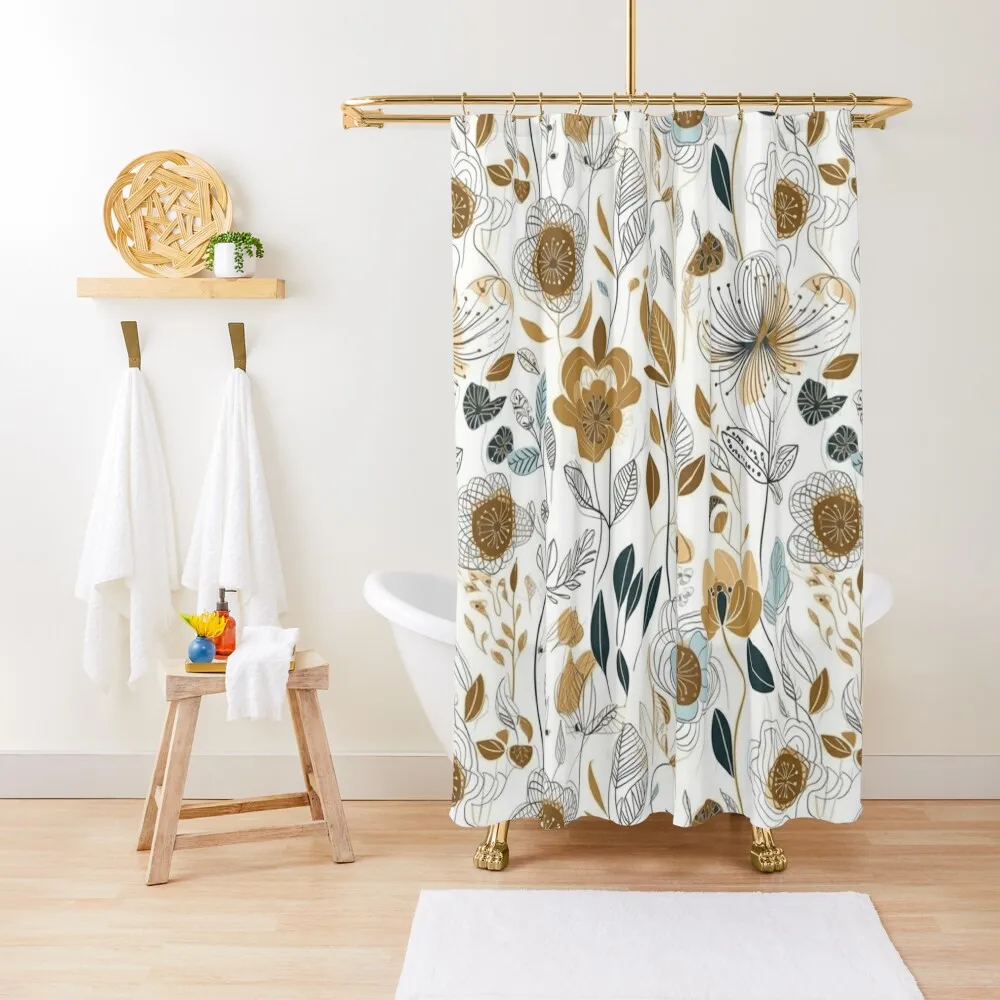Golden Boho Style Flower Pattern Shower Curtain For Shower Shower Sets For Bathroom Set For Bathroom Curtain
Golden Boho Style Flower Pattern Shower Curtain For Shower Shower Sets For Bathroom Set For Bathroom Curtain