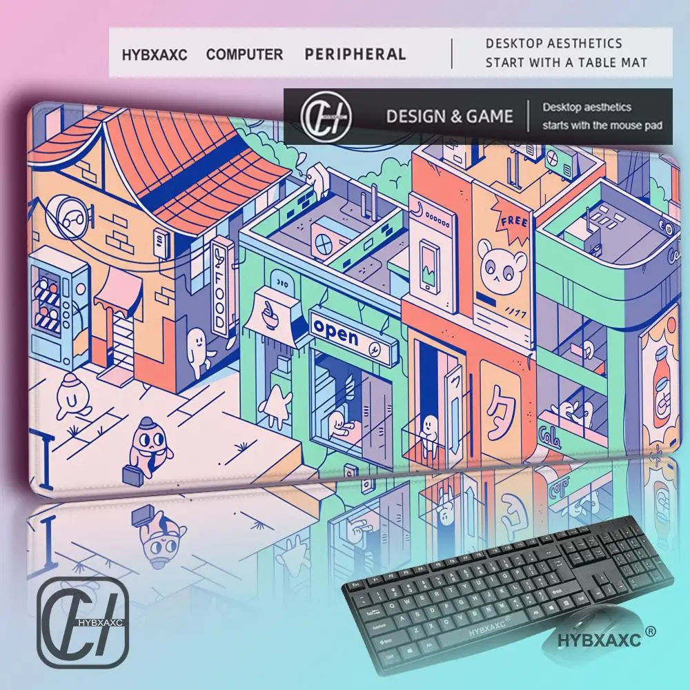 HYBXAXC Mouse Pad Gaming Colorful House Large Mousepad Office Accessories Desk Mat Gamer Setup Mousemats PC Kawaii Mats
HYBXAXC Mouse Pad Gaming Colorful House Large Mousepad Office Accessories Desk Mat Gamer Setup Mousemats PC Kawaii Mats
