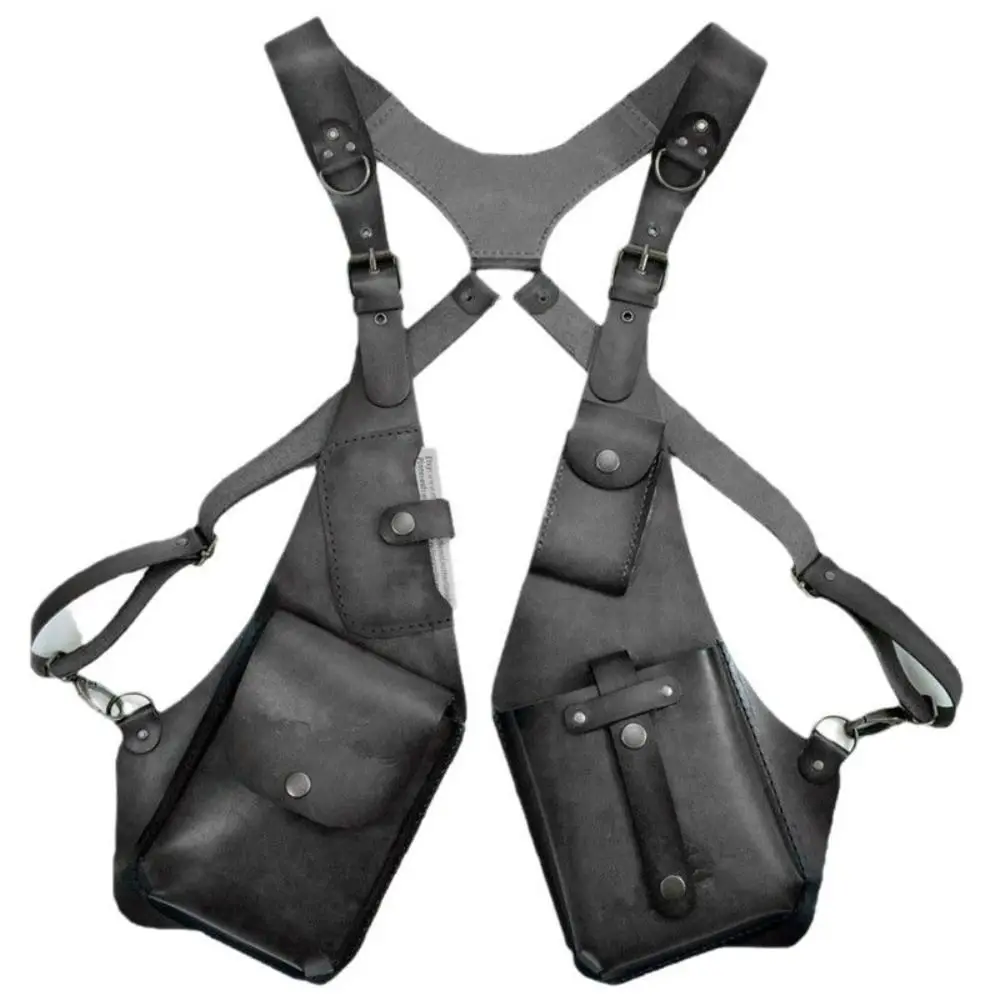 Vintage Underarm Strap Wallet Pocket Anti-Theft Steampunk Shoulder Harness Bag Vest Bag Gothic Double Shoulder Pouch Cosplay
Vintage Underarm Strap Wallet Pocket Anti-Theft Steampunk Shoulder Harness Bag Vest Bag Gothic Double Shoulder Pouch Cosplay