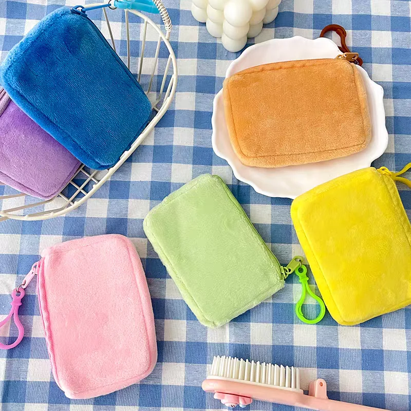 Korean Mini Fashion Plush Square Zipper Coin Purse Card Package Coin Bag Cute Purse Key Earphone Pouch Women Thin Small Handbag
Korean Mini Fashion Plush Square Zipper Coin Purse Card Package Coin Bag Cute Purse Key Earphone Pouch Women Thin Small Handbag