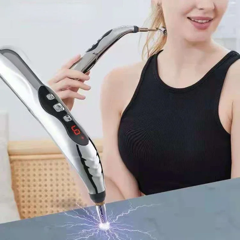 Rechargeable Electronic Acupuncture Pen Electric Laser Treatment Massage Pen Meridian Energy Pen Pain Relief Tool
Rechargeable Electronic Acupuncture Pen Electric Laser Treatment Massage Pen Meridian Energy Pen Pain Relief Tool