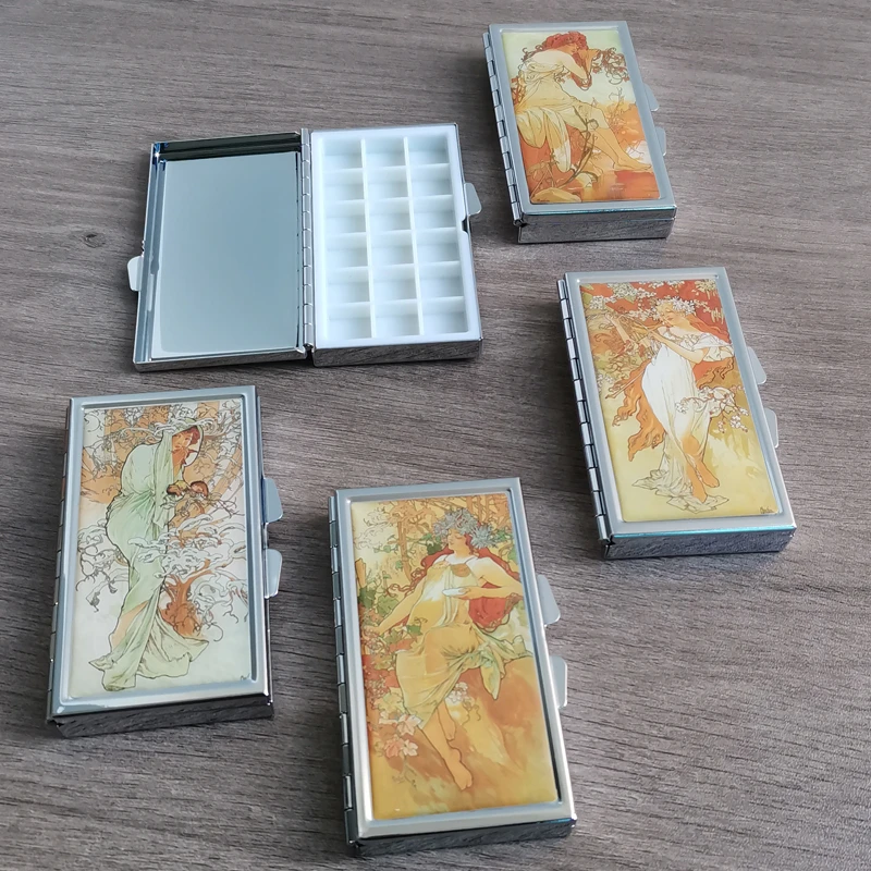Mini Portable Paint Box Watercolor Paint Dispenser Set Travel Watercolour Paint 18 Grids Watercolor Palette Empty Box Palette
Mini Portable Paint Box Watercolor Paint Dispenser Set Travel Watercolour Paint 18 Grids Watercolor Palette Empty Box Palette