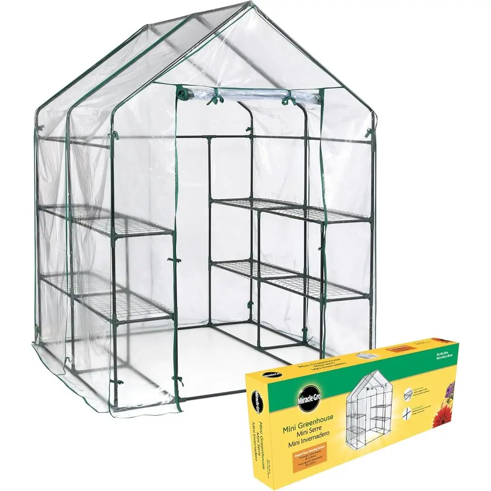 4'8" x 4'8" x 6'5" Outdoor Mini Walk-in Greenhouse Plant Tent, All-Season Small Walk-in Plant Growth Accelerator with 8 Wire She
4'8" x 4'8" x 6'5" Outdoor Mini Walk-in Greenhouse Plant Tent, All-Season Small Walk-in Plant Growth Accelerator with 8 Wire She