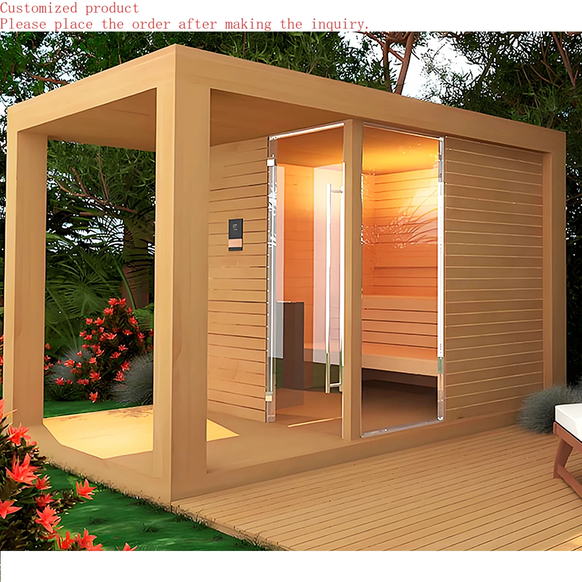 Customization.Best Seller Outdoor Sauna Chamber for Backyard Outdoor Sauna Room Cedar Folding Sauna Bath for Commercial/Home
Customization.Best Seller Outdoor Sauna Chamber for Backyard Outdoor Sauna Room Cedar Folding Sauna Bath for Commercial/Home