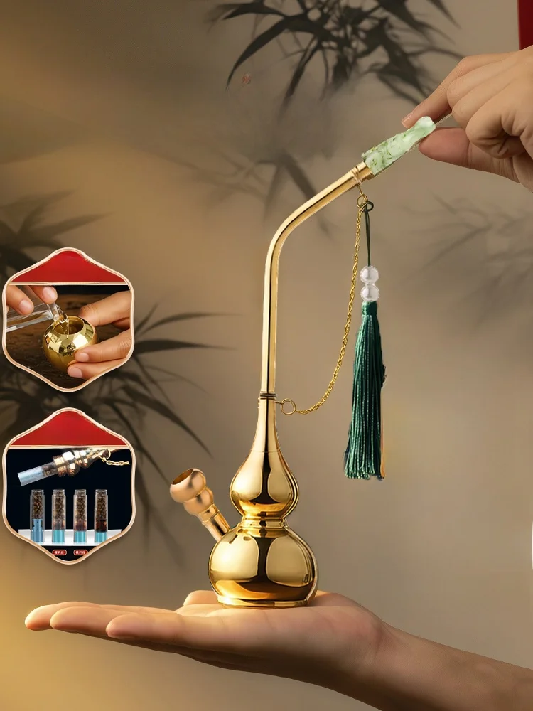Large Size Brass Water Pipe Old Style Double Filter Copper Water Pot Dual Pot Six Uses Pure Copper Water Flask Smoking Pipe
Large Size Brass Water Pipe Old Style Double Filter Copper Water Pot Dual Pot Six Uses Pure Copper Water Flask Smoking Pipe