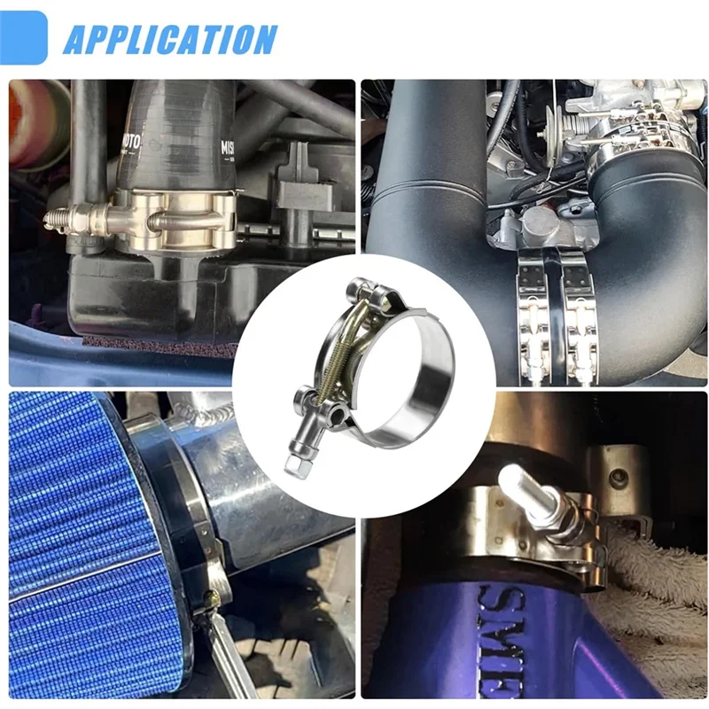 【24 Hours Sale】T Bolt Hose Clamps Set 8 Size 3/4", 1", 1.25", 1.5", 1.75", 2", 2.25",2.5" Range 28-78Mm For Radiator Hoses Clamp
【24 Hours Sale】T Bolt Hose Clamps Set 8 Size 3/4", 1", 1.25", 1.5", 1.75", 2", 2.25",2.5" Range 28-78Mm For Radiator Hoses Clamp