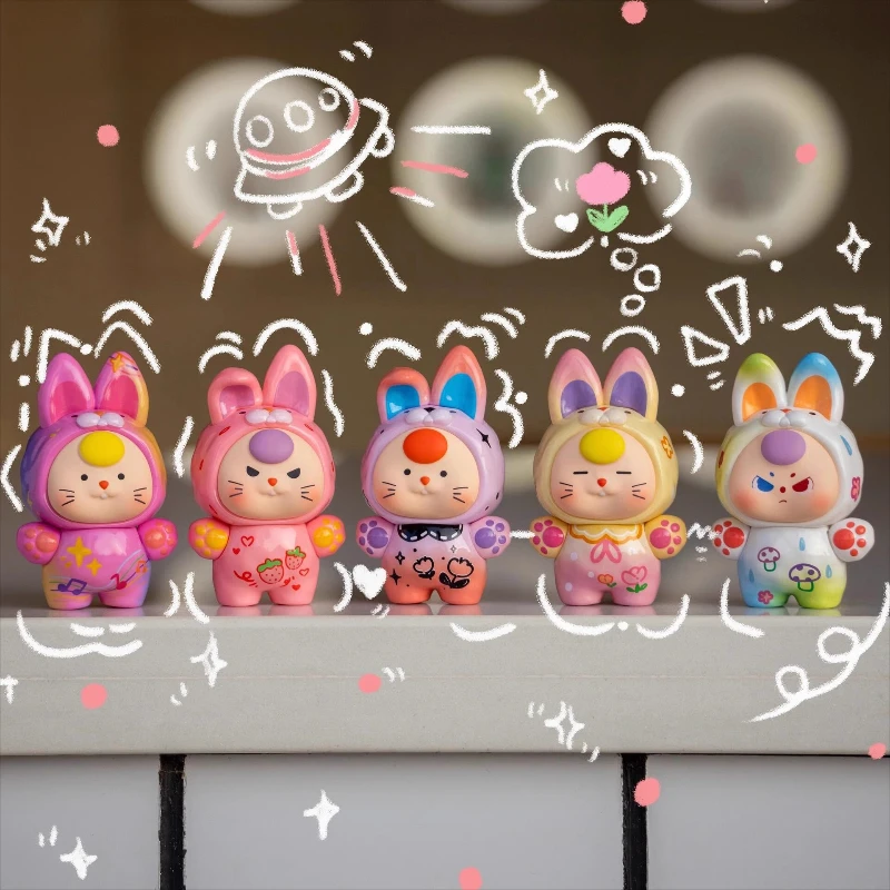 Детские трехлетние мини-фигурки Dopamine Bunny серии, слепая коробка, милый коллекционный брелок и подарок, модная художественная игрушка для фанатов
Детские трехлетние мини-фигурки Dopamine Bunny серии, слепая коробка, милый коллекционный брелок и подарок, модная художественная игрушка для фанатов