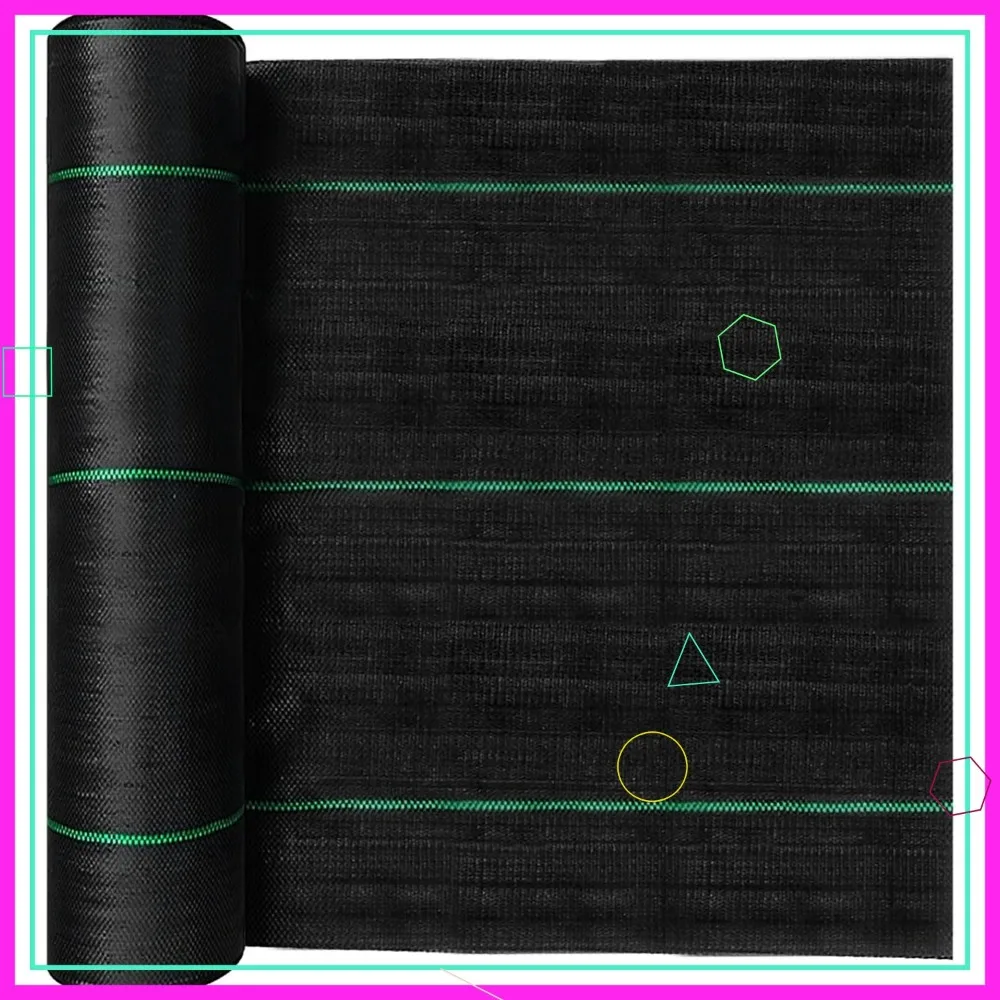 4ft x 300ft Heavy Duty Weed Barrier Fabric for Garden, Landscape, Gravel, Driveway - Geotextile Weed Blocker
4ft x 300ft Heavy Duty Weed Barrier Fabric for Garden, Landscape, Gravel, Driveway - Geotextile Weed Blocker