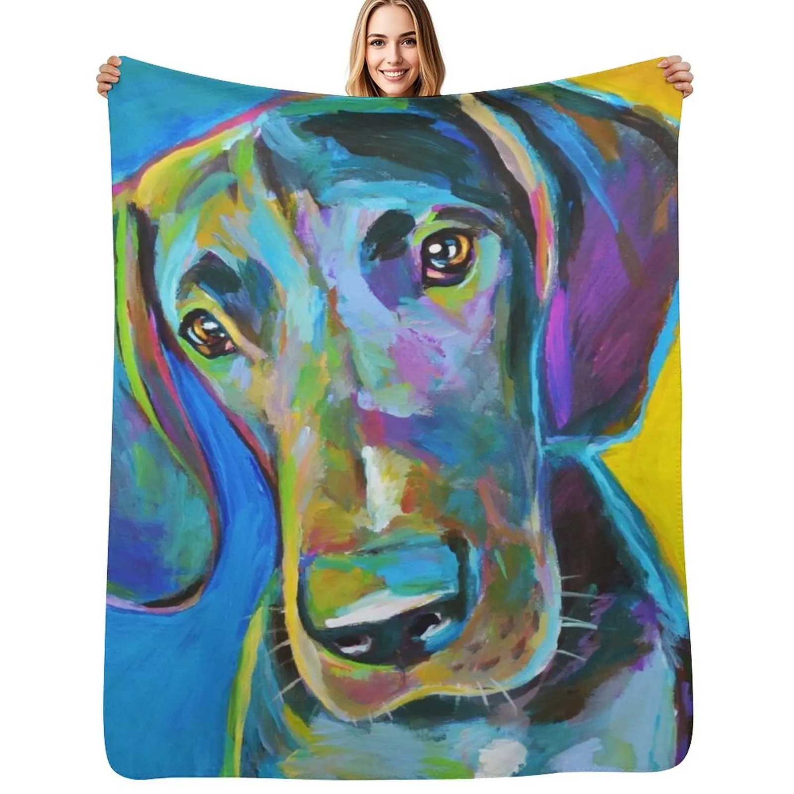 Colorful GREAT DANE Painting by Robert Phelps Throw Blanket Multi Purpose Soft Warm Blanket for Home Travel
Colorful GREAT DANE Painting by Robert Phelps Throw Blanket Multi Purpose Soft Warm Blanket for Home Travel