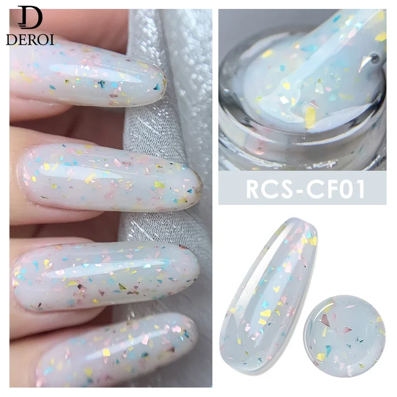 DEROI Pink Nude Rubber Base Jelly Glitter Gel Nail Polish UV for Manicure Semi Permanent Supplies for Professionals Nail Art 8ml
DEROI Pink Nude Rubber Base Jelly Glitter Gel Nail Polish UV for Manicure Semi Permanent Supplies for Professionals Nail Art 8ml