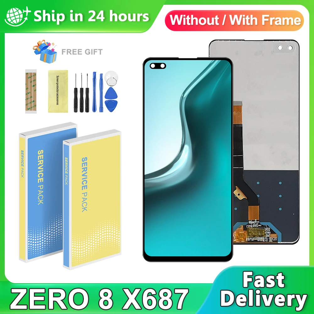 6.52'' Display For Infinix Zero 8 X687 LCD Display Touch Screen Digitizer Panel Assembly Replacement Parts Zero8 Display Screen
6.52'' Display For Infinix Zero 8 X687 LCD Display Touch Screen Digitizer Panel Assembly Replacement Parts Zero8 Display Screen
