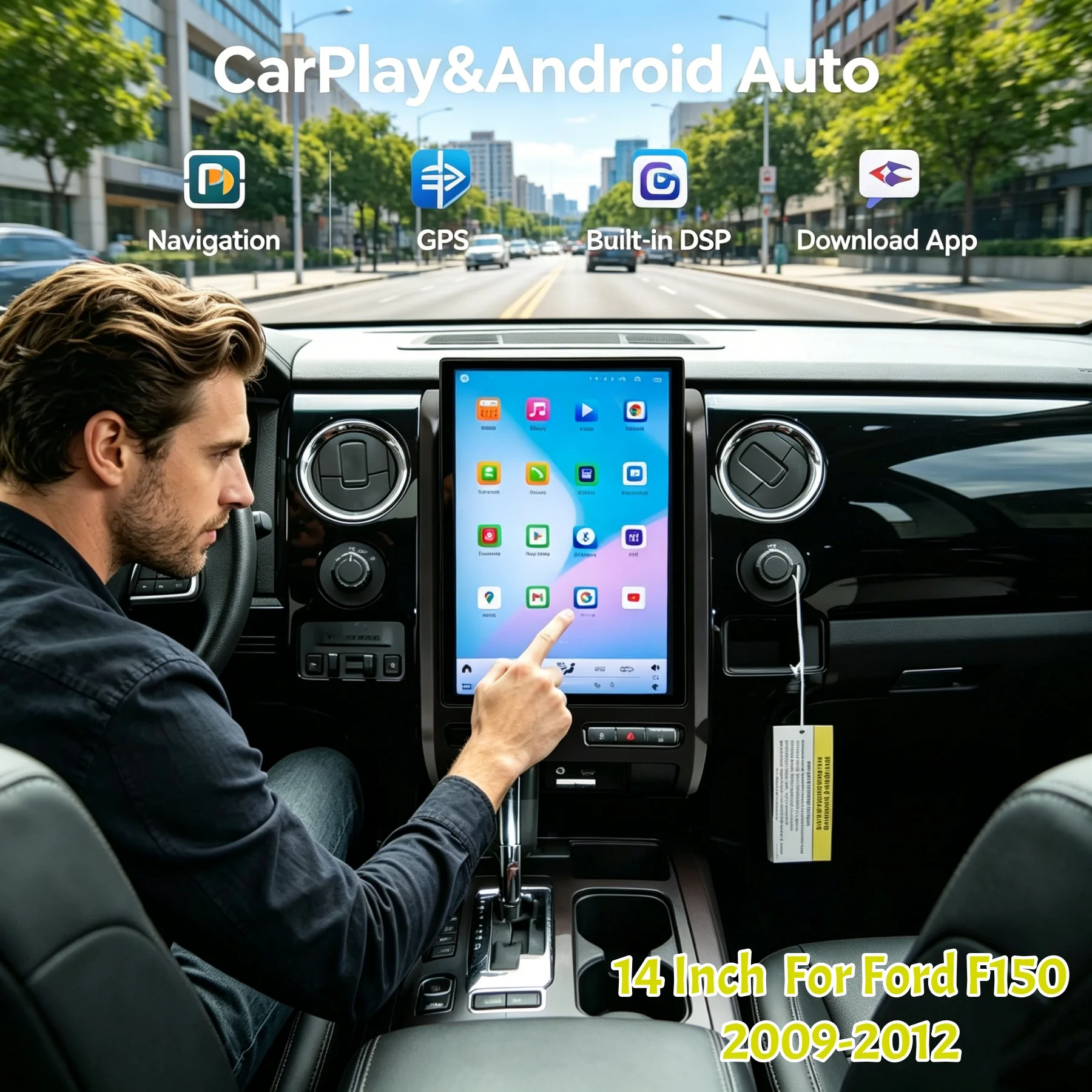 14 Inch Touch Screen For Ford F150 Raptor 2009 - 2012 Android Multimedia Video Player Car Radio Navigation GPS Auto Head Unit
14 Inch Touch Screen For Ford F150 Raptor 2009 - 2012 Android Multimedia Video Player Car Radio Navigation GPS Auto Head Unit