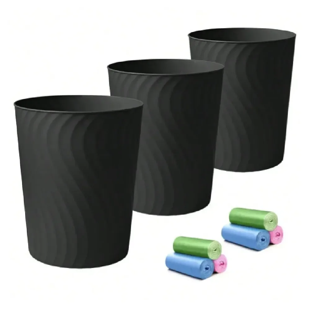 Trash Can, 3 Pack 1.8 Gallons Bathroom Trash Can, Slim Waste Basket, Round Garbage Can, Plastic Trash Bin For Kitchen, Dorm, Be
Trash Can, 3 Pack 1.8 Gallons Bathroom Trash Can, Slim Waste Basket, Round Garbage Can, Plastic Trash Bin For Kitchen, Dorm, Be