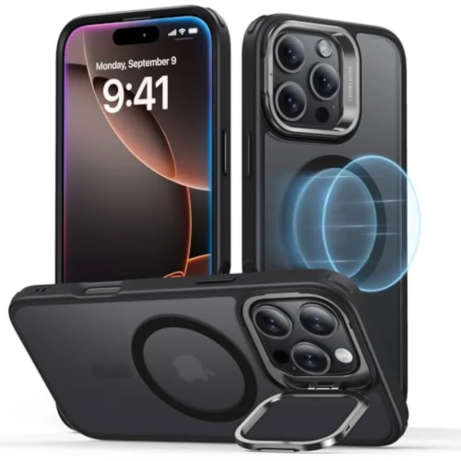 for iPhone 16 Pro Case, Compatible with MagSafe, Military-Grade Protective Case, Built-in Stash Stand Phone Case, Scratch-Resis
for iPhone 16 Pro Case, Compatible with MagSafe, Military-Grade Protective Case, Built-in Stash Stand Phone Case, Scratch-Resis