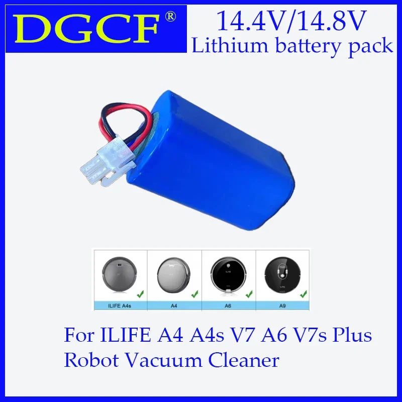 14.4V 4000mah Rechargeable Lithium Battery For ILIFE A4s A6 V7s Plus A9s W400 Robot Vacuum Cleaner INR18650 M26-4S1P Batteries
14.4V 4000mah Rechargeable Lithium Battery For ILIFE A4s A6 V7s Plus A9s W400 Robot Vacuum Cleaner INR18650 M26-4S1P Batteries