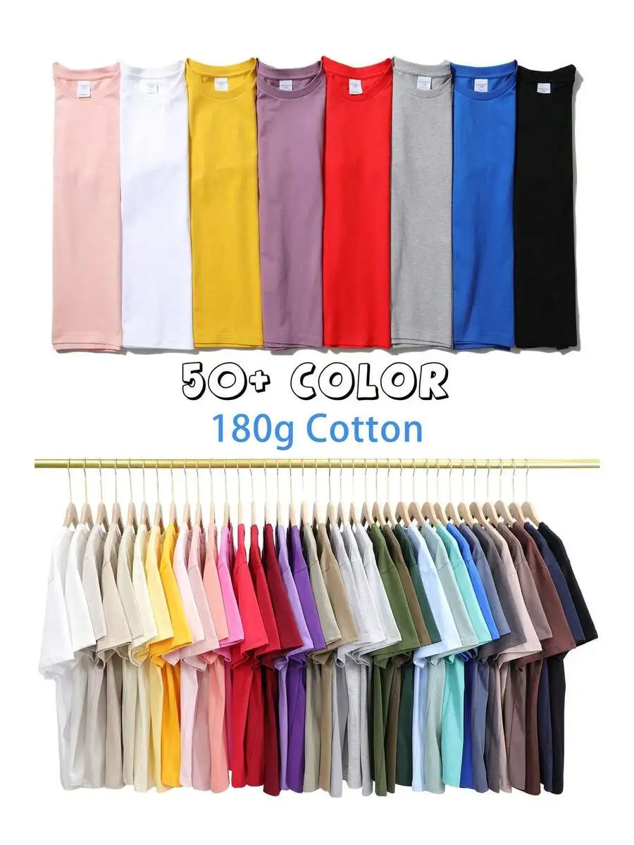 5-Pack Unisex 180g Cotton Crew Neck T-Shirt Solid Color Casual Short Sleeve Tee
5-Pack Unisex 180g Cotton Crew Neck T-Shirt Solid Color Casual Short Sleeve Tee