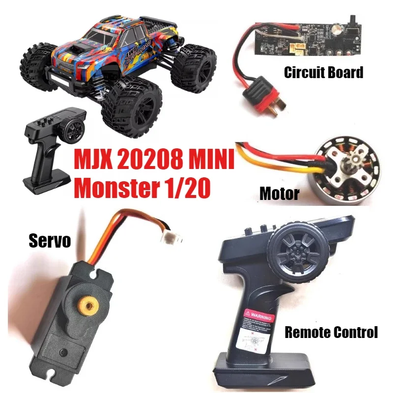 MJX 20208 MINI Monster 1/20 RC автомобильные запасные части электронные аксессуары печатная плата двигателя сервопривод USB зарядная линия
MJX 20208 MINI Monster 1/20 RC автомобильные запасные части электронные аксессуары печатная плата двигателя сервопривод USB зарядная линия